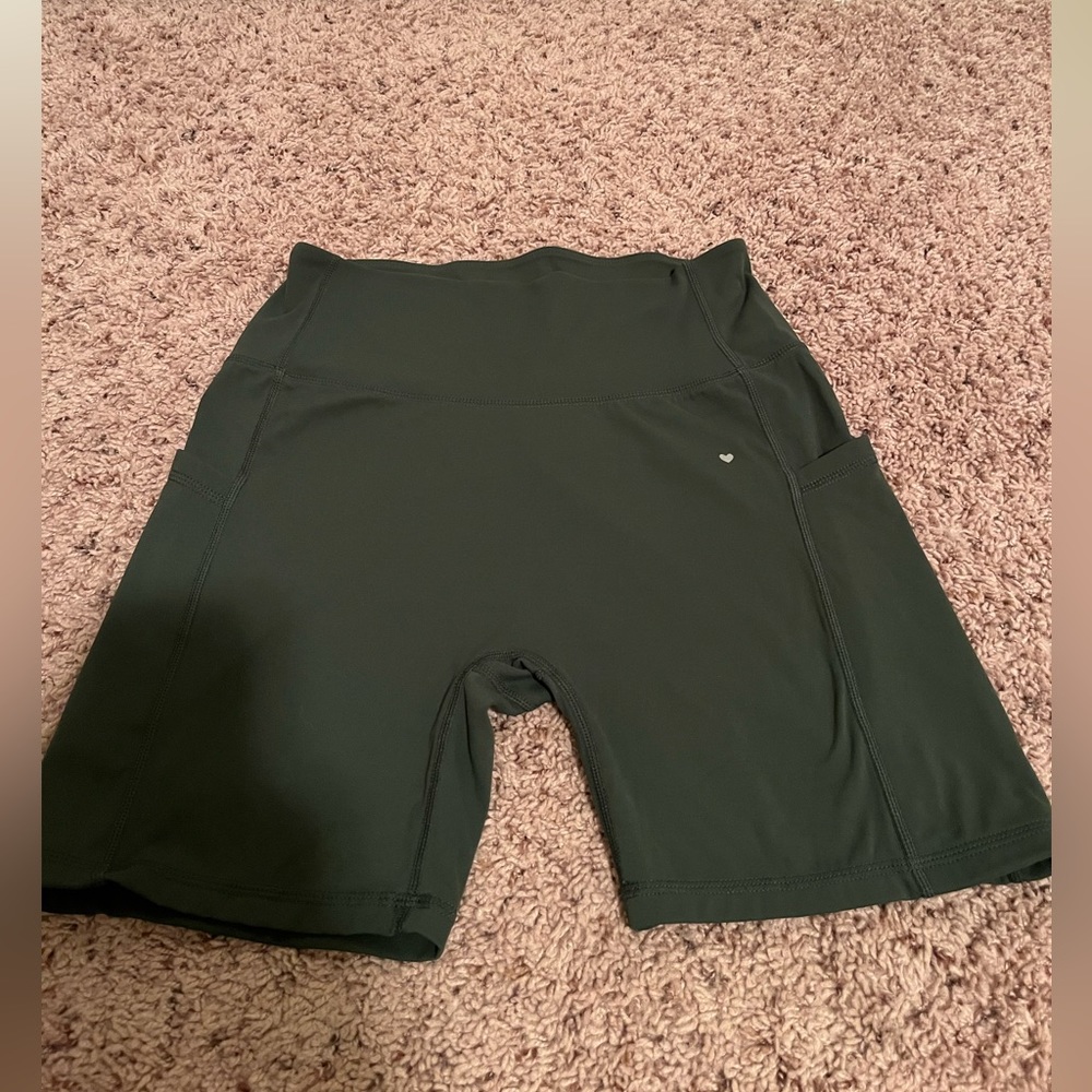 Love Fitness Women's Shorts, Medium, Green